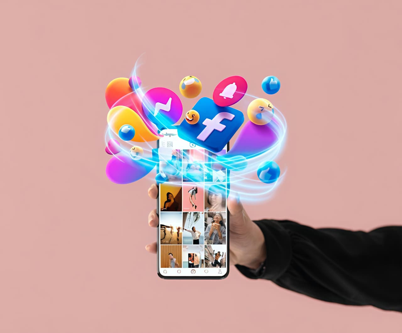 Social media optimization on Instagram and Facebook